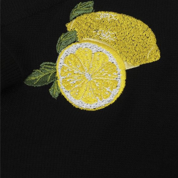 Collectif Mainline Charlene Lemons Cardigan - Picture 4 of 8